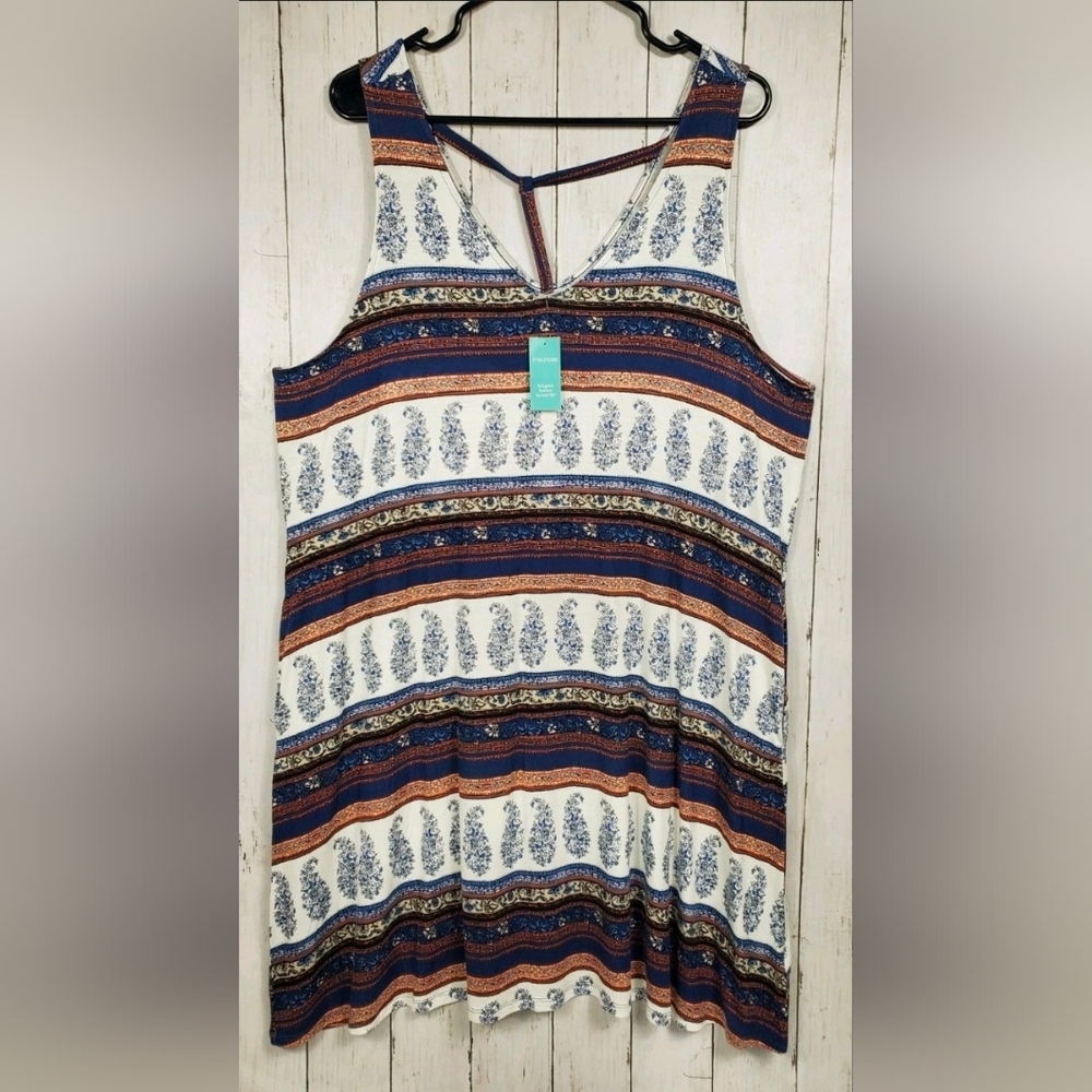 Maurices Multicolor Striped Tank Top
